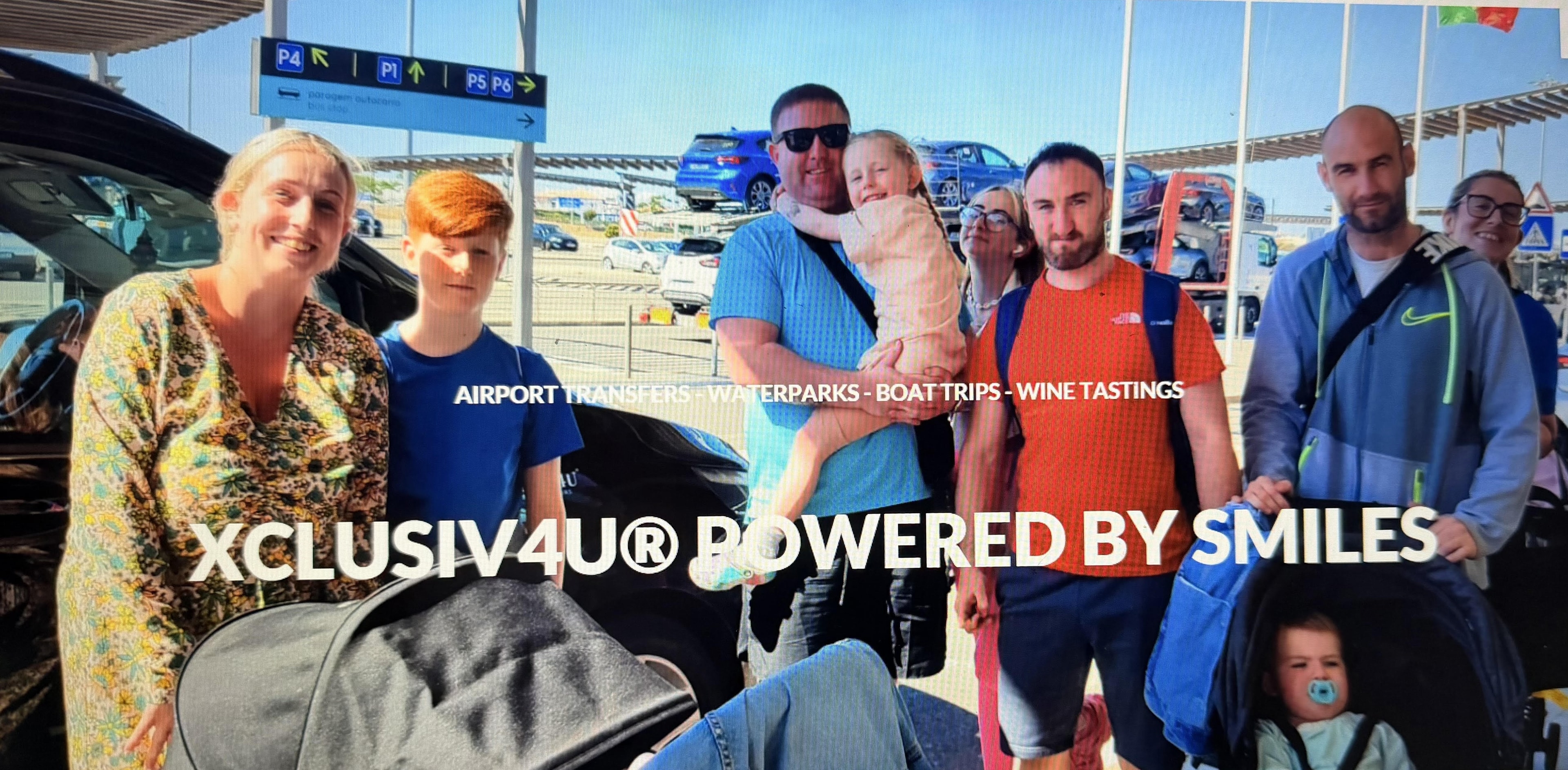 XCLUSIV4U award-winning transfers team at the airport